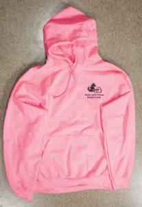 Neon Pink Hooded Sweatshirt